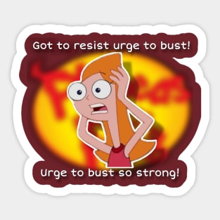 Busted by Candice Sticker